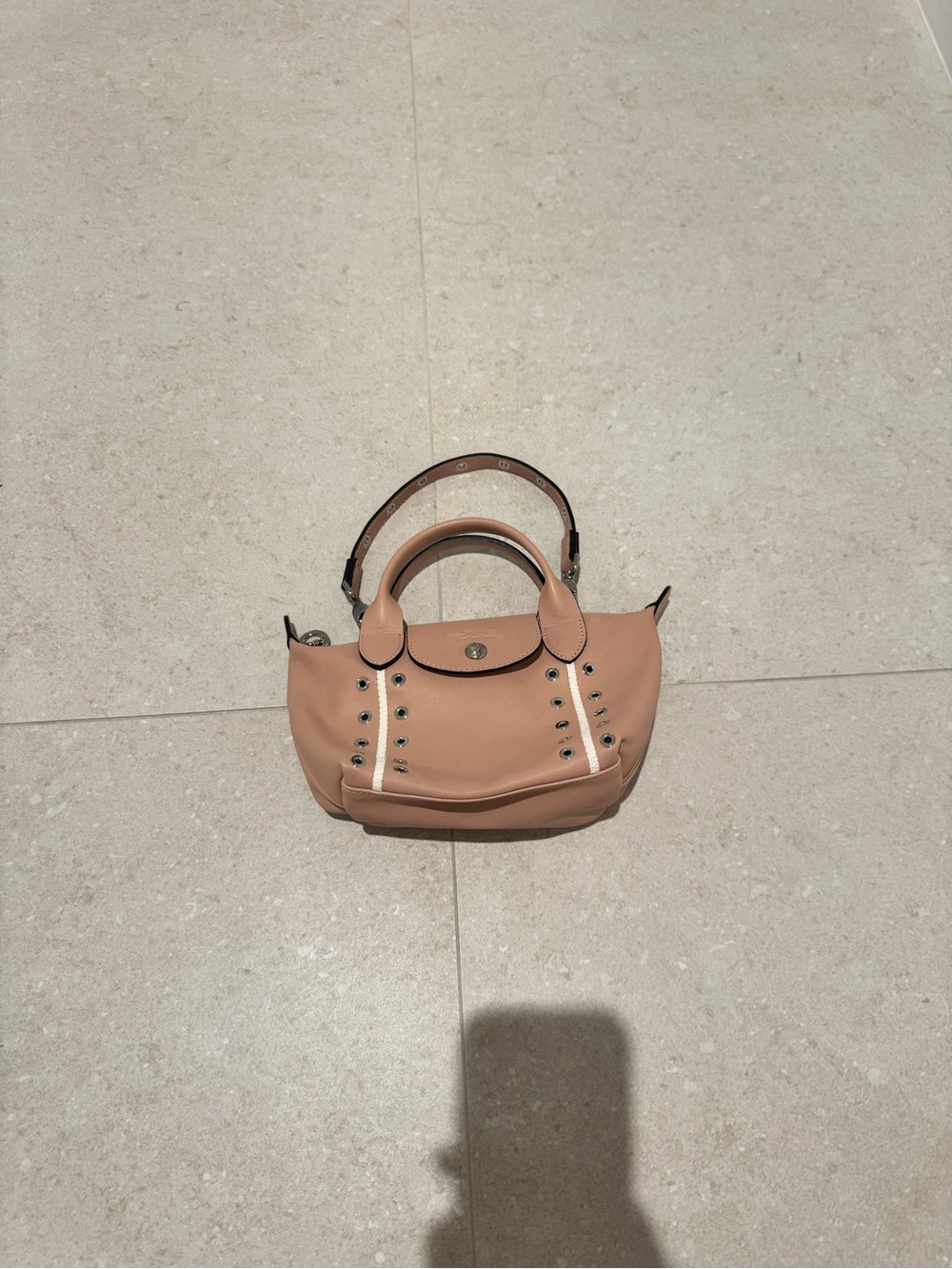Longchamp Women's Pink Oeillet X-Small Shoulder Bag - Picture 7 of 13